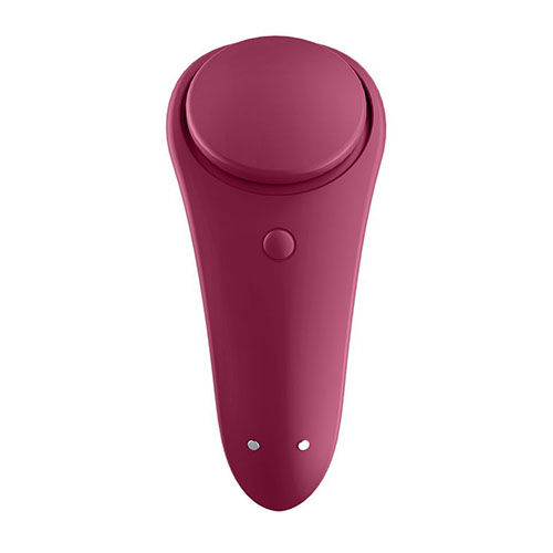 Satisfyer App Enabled Sexy Secret Panty Vibrator Wine Red