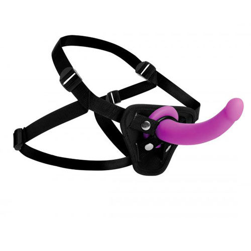 XR Navigator U Strap On GSpot Dildo and Harness