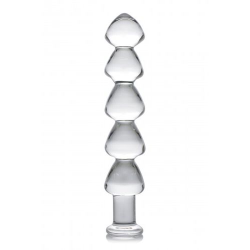 Master Series Drops Anal Links Glass Dildo