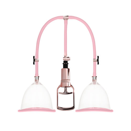 Pumped Breast Pump Medium Rose Gold