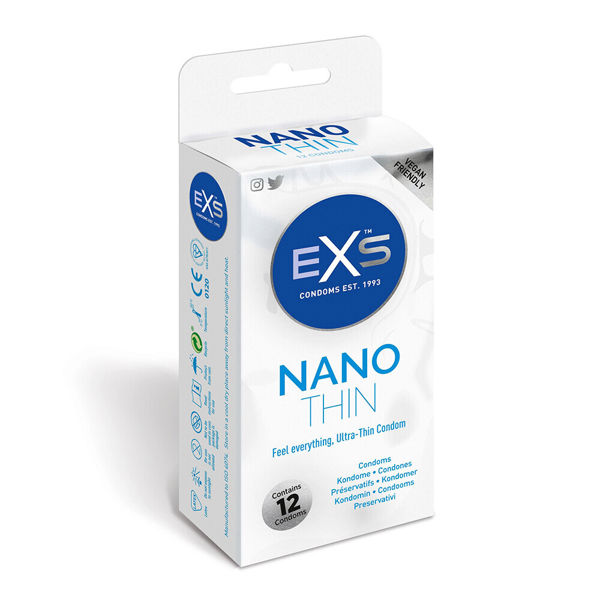 EXS Nano Thin Condoms 12 Pack