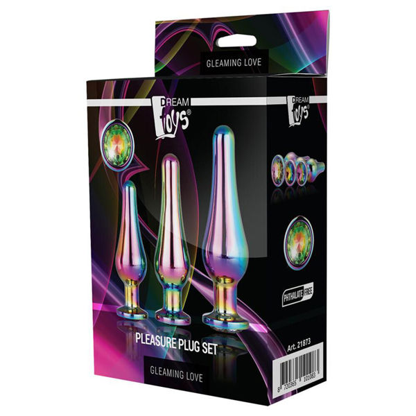 Gleaming Butt Plug Set Multicoloured