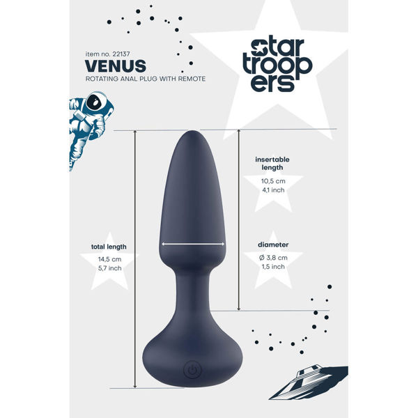 Startroopers Venus Rotating Remote Control Anal Plug