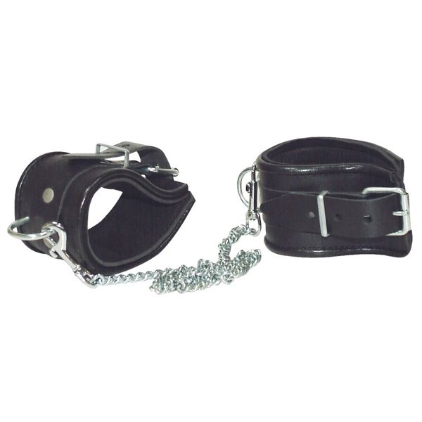 Zado Leather And Chain Ankle Leg Restraint