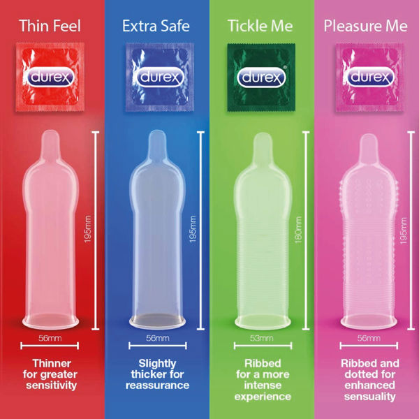 Durex Surprise Me Variety Condoms 40 Pack