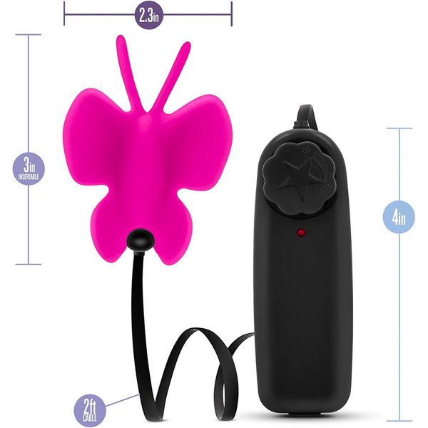 Luxe Butterfly Clitoral Teaser Fuchsia