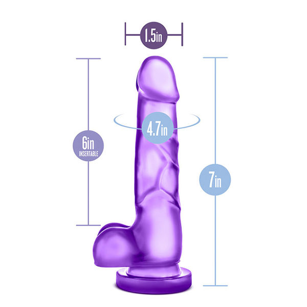 B Yours Sweet N Hard Purple Dildo