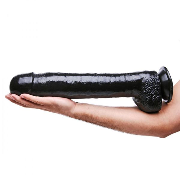 XR The Black Destroyer Huge Suction Cup Dildo