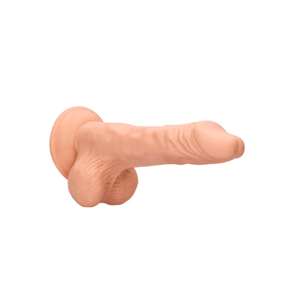 RealRock 8 Inch Dong With Testicles Flesh Pink