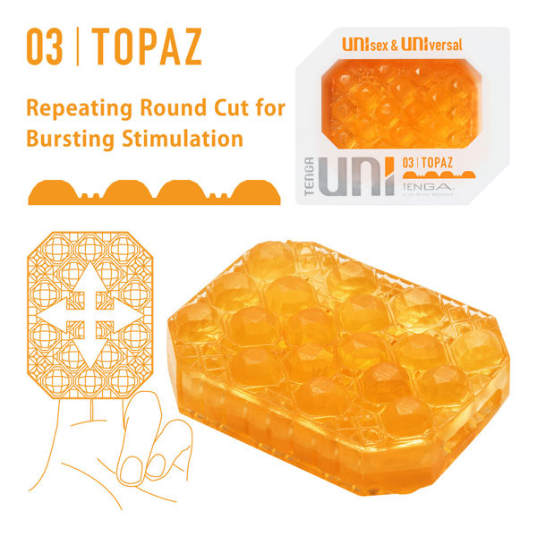 Tenga UNI Topaz Sleeve Masturbator